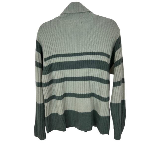 Rosanna  lambswool angora blend turtleneck soft striped sweater vintage - Picture 5 of 5